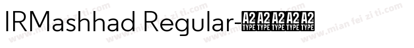 IRMashhad Regular字体转换
